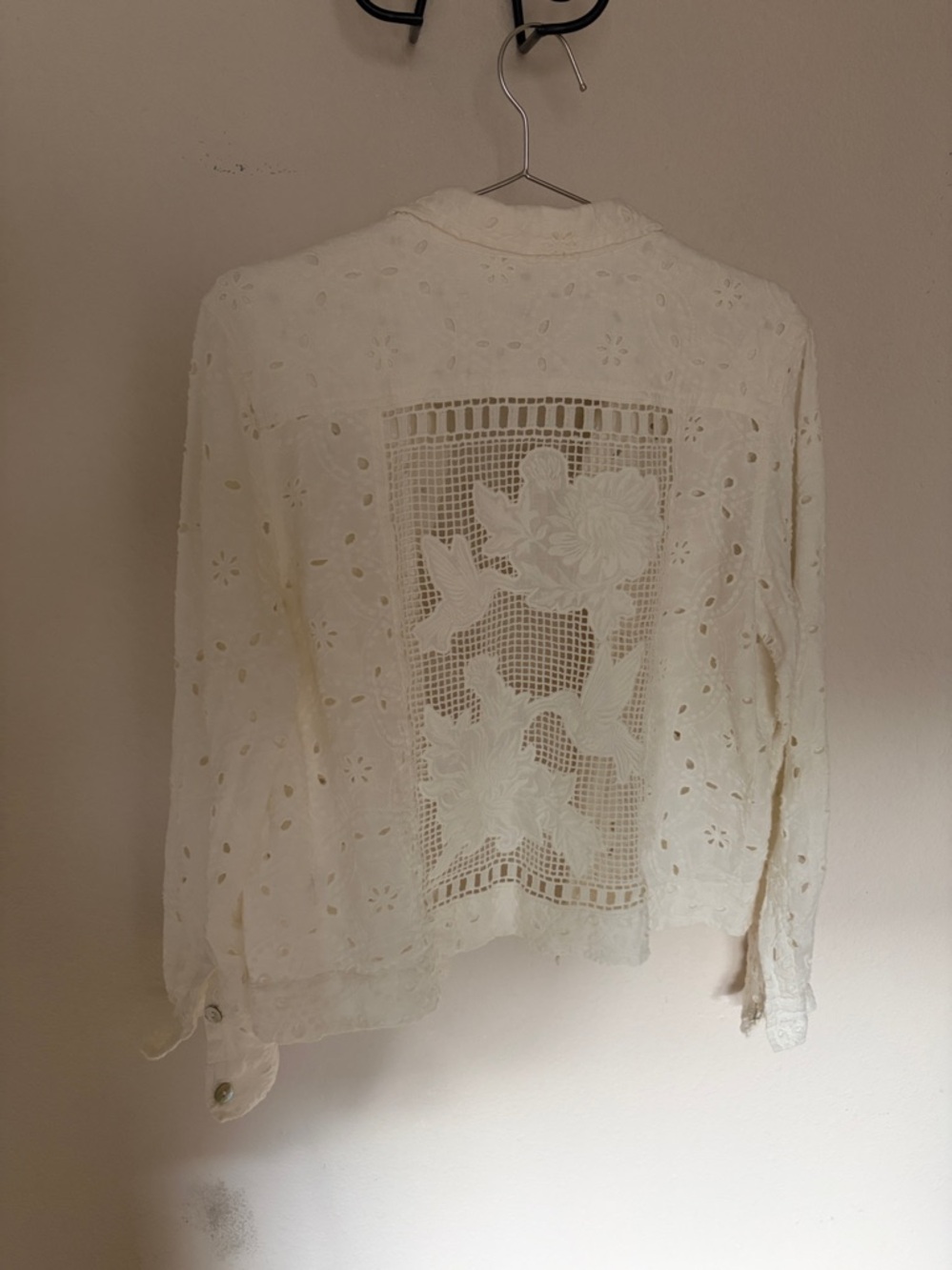 Johnny Was Alanah Lace Crop Jacket - Picture 3 of 5